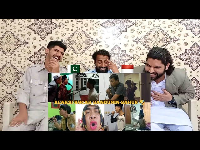 REAKSI KOCAK BANGUNIN SAHUR 🤣 | Pakistani Reaksi |  D-R-RUE class=