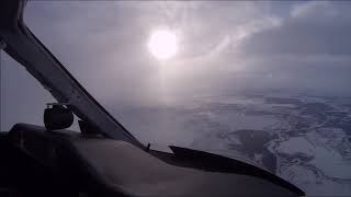 Approach into Jackson Hole WY