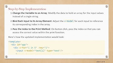 How to isolate input values in Vue.js using v-for