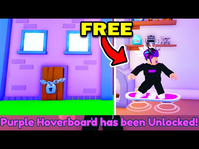 3 Easy steps to get your FREE hoverboard in Pet Simulator X #roblox #p