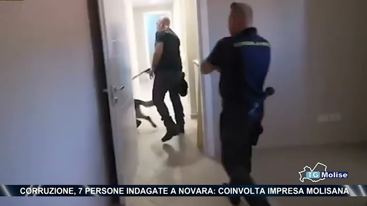 Corruzione, 7 persone indagate a Novara: coinvolta impresa molisana
