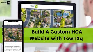 Create your custom HOA website all within TownSq in under 30 minutes! screenshot 1