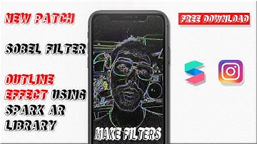 Spark Ar Tutorial - Easy Neon edge detection [FREE DOWNLOAD]