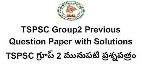 #tspsc #group2 Tspsc Group2 Paper2( Indian History & Polity) Question Paper with Solutions : Part 1