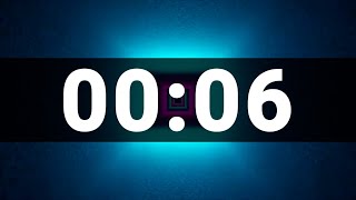 6 Second Timer with Cool Upbeat Music for Kids, Chill Instrumental Countdown