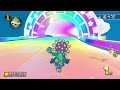 Gp rainbow downhill  mario kart 8 deluxe 150cc mod custom course petey piranha  trispeeder