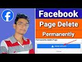 फेसबुक पेज डिलीट Permanently//Facebook Oage Deactivated/How to delete Facebook Page Permanently
