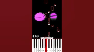 TADC EYES (@AnythingBecomeMoe) The Amazing Digital Circus Animation - Octave Piano Tutorial