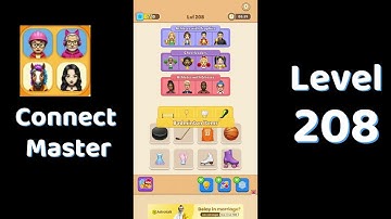 Connect Master Level 208 Walkthrough 🧩 | Match Puzzle | Puzzle Solutions & Tips | Go Answer