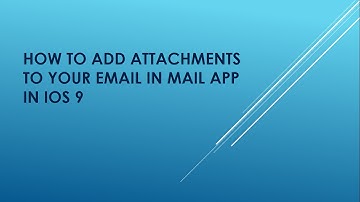 How to Add Attachments to Email Messages in iOS Mail App