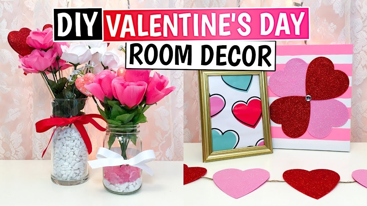 Easy DIY Valentine's Day Room Decor Ideas | DIY Dollar Store Room Decor ...