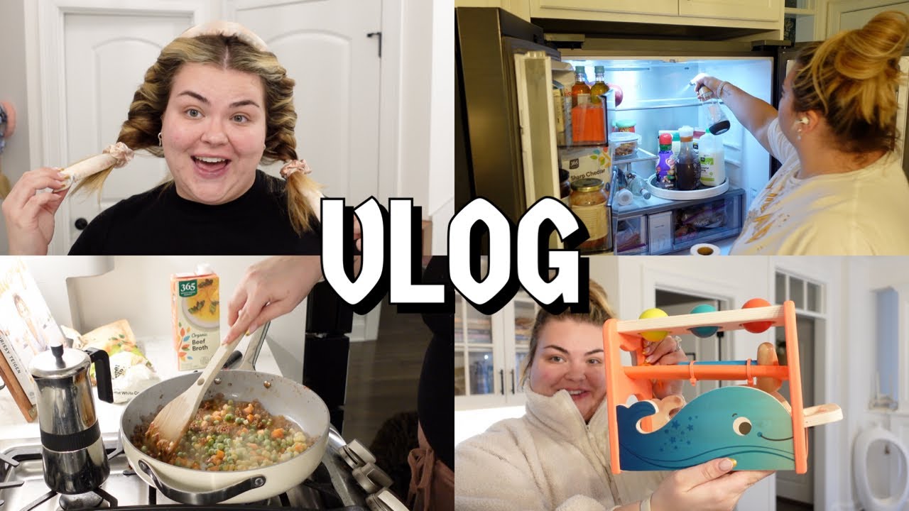 A FEW DAYS IN MY LIFE VLOG | COOKING, HEATLESS CURLS + CLEANING - YouTube
