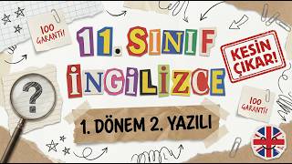 11. Sinif İngi̇li̇zce 1. Dönem 2. Yazili