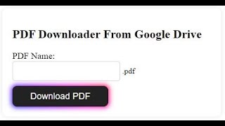 Download PDF file from google drive using AppScript Google Sheet