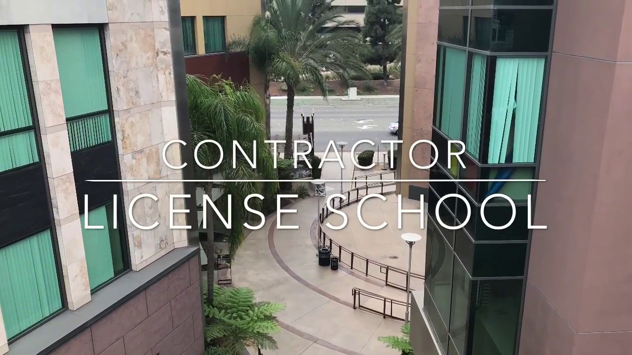 Contractor License School Chula Vista YouTube