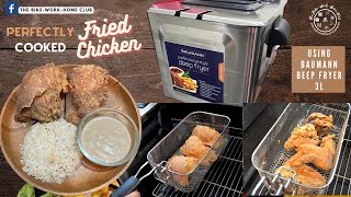 Perfectly Cooked Fried Chicken (tastes like Pancake House chicken) | Baumann Deep Fryer 3L
