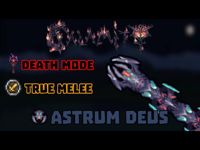 Astrum Deus & Duke Fishron in DEATH MODE! Terraria Calamity Let's