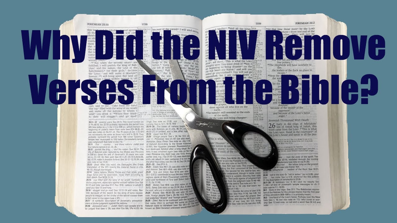 Why Did The Niv Delete Verses In The New Testament Revolution Of Ordinaries