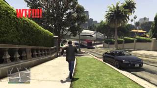 GTA 5 on PS4 random plane crash!