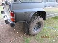 WORKING ON THE NISSAN PATROL GQ Y60 REAR QUARTER CUT PART 1