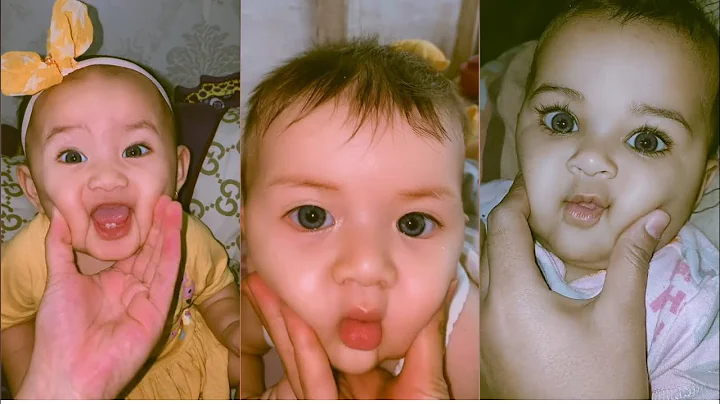 Cute kids got  pinched on the cheeks | Kids Tiktok