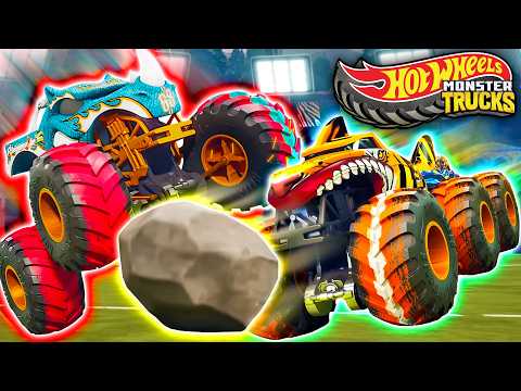 Super Launching the Hot Wheels Monster Trucks! 2 HOURS
