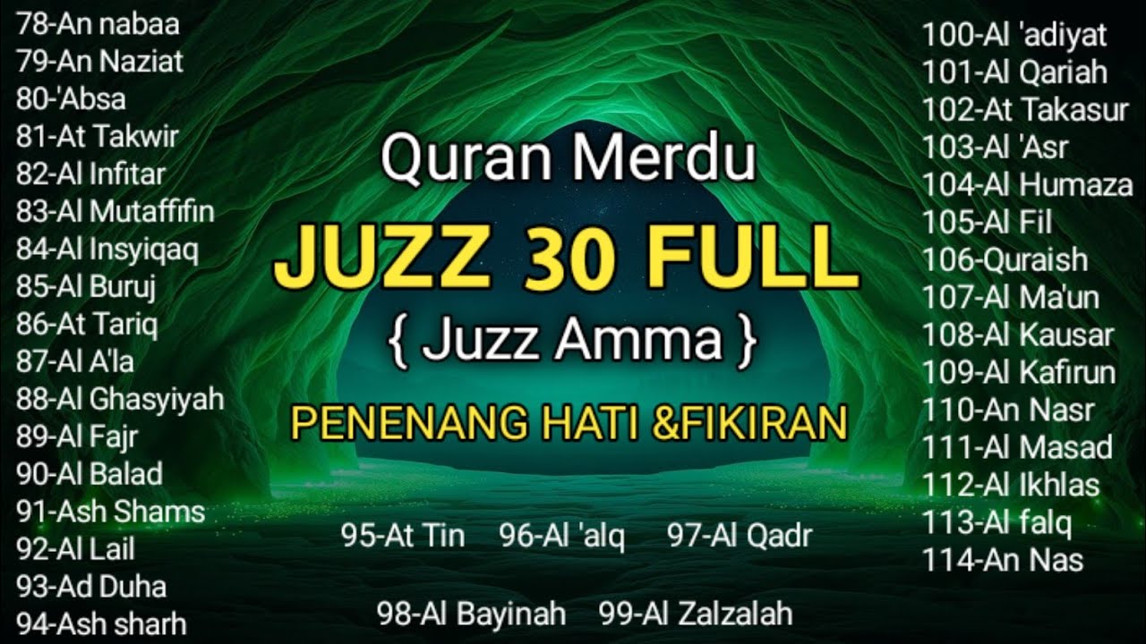 Ngaji Merdu Juz 30 Full ( JUZ AMMA ) Suara Merdu Menyentuh Hati,Terbaru 2026 | by Alaa Yasser