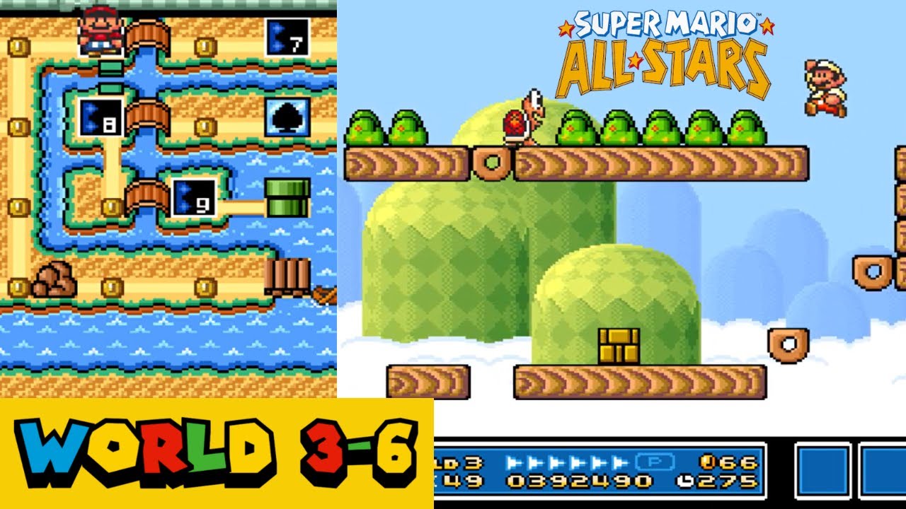 Super Mario Bros. 3 SNES: World 3-6 - YouTube