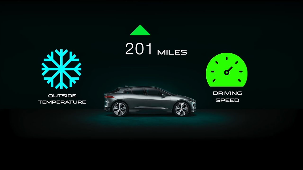 Jaguar I-PACE 🔋 Battery Range - YouTube