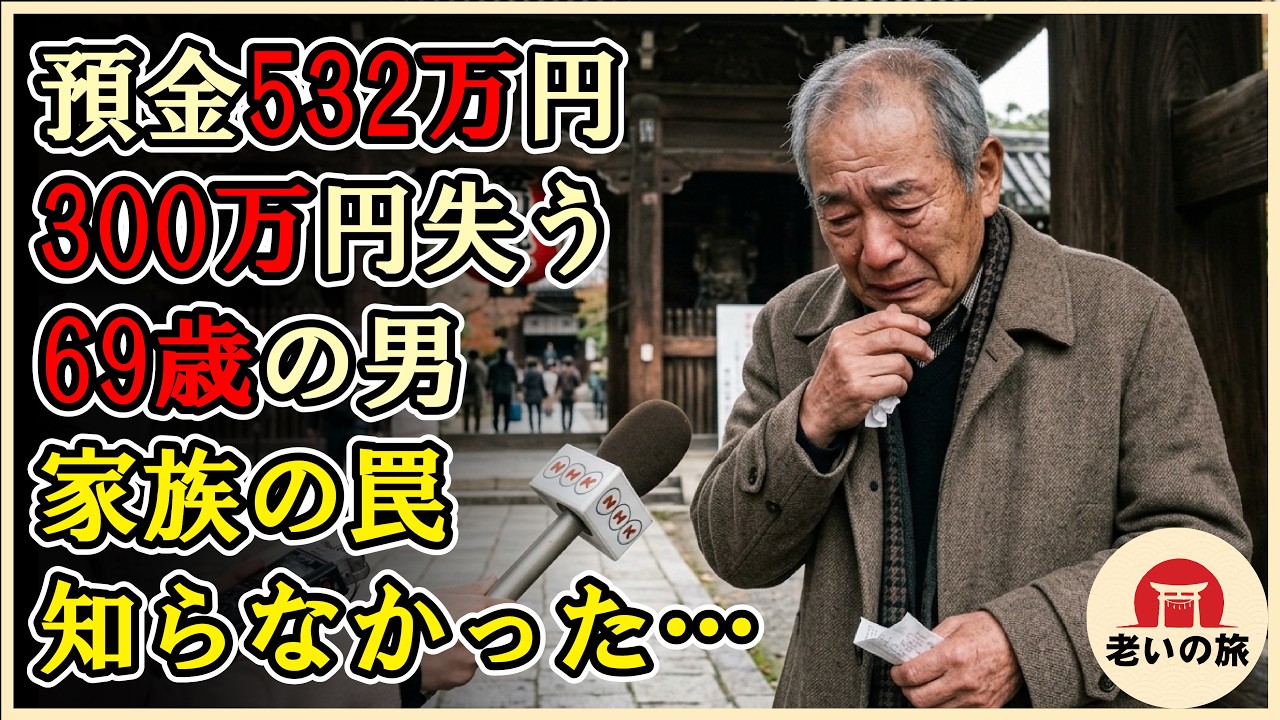 封筒が郵便受けに入っていた。赤いスタンプが押された縦長の封筒で、差出人は三十年住んでいる部屋の大家だった。深夜の警備の仕事から戻った朝、何気なく開けたその中身を見て、私はその場に立ち尽くした。「三ヶ月以内に退去してください」。六十九歳。貯金は五百三十二万円。頼れる人間は一人もいない。それでも私は、たった一人の弟に三百万円を渡すことを決めた。電話越しの弟の声は、かつて私を見下していた頃とはまる...