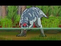 FISHING IN THE RAIN - Dinosaur Animation