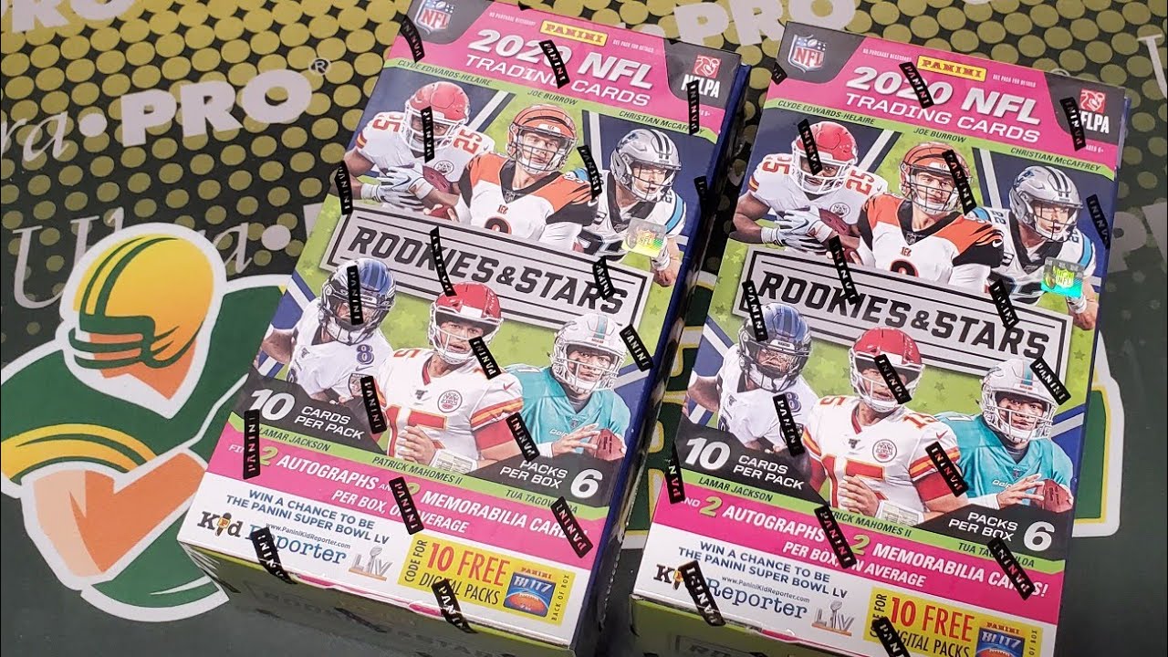 Rookies And Stars Football Hobby Box Opening 2 Boxes 8 Hits Youtube Rookies And Stars Football Hobby Box Opening 2 Boxes 8 Hits Youtube