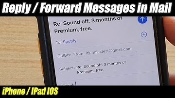 How to Reply / Forward Emails on iPhone / iPad iOS 13
