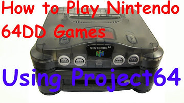 How to Play Nintendo64 DD Games Using Project64 in 2022