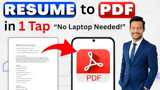 ✅ Convert Resume to PDF on Mobile in 1 Tap | Make Resume PDF on Android Easily! screenshot 5