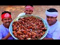 CHILLI CHICKEN & FRIED RICE | Cooking & Eating Chilli Chicken with Fried Rice by villfood Kitchen