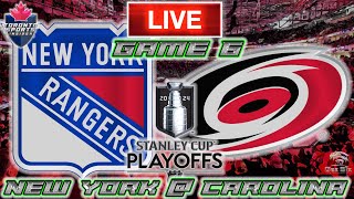 New York Rangers vs Carolina Hurricanes Game 6 LIVE Stream Game Audio | NHL Playoffs Cast & Chat