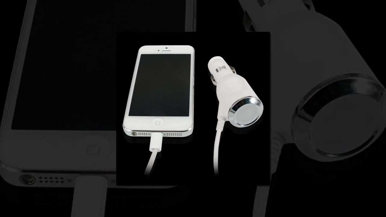 Автомобильная зарядка для iPhone 5