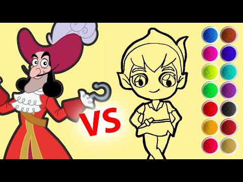 Sand Painting Art - The Story of Peter Pan