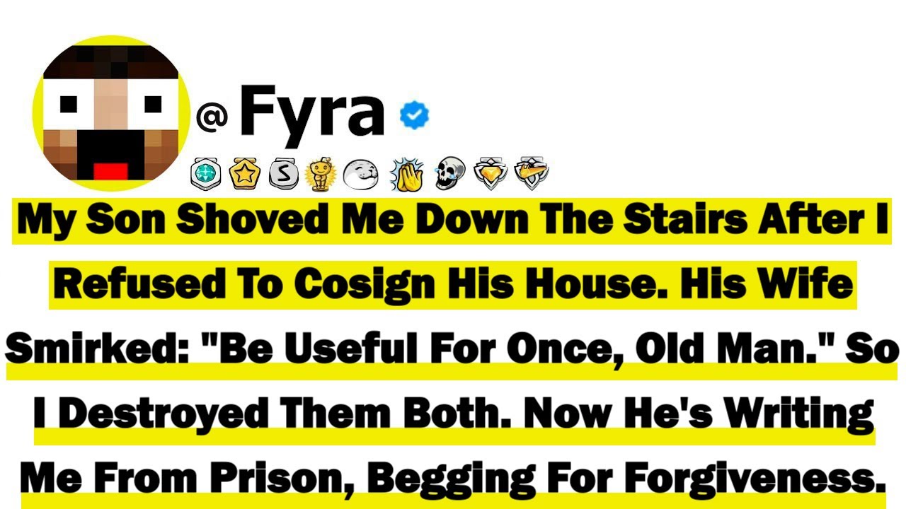 My Son Shoved Me Down The Stairs After I Refused To Cosign His House His Wife Smirked 