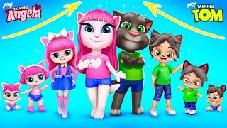 Meu Talking Tom e Angela crescendo! 30 DIYs para LOL