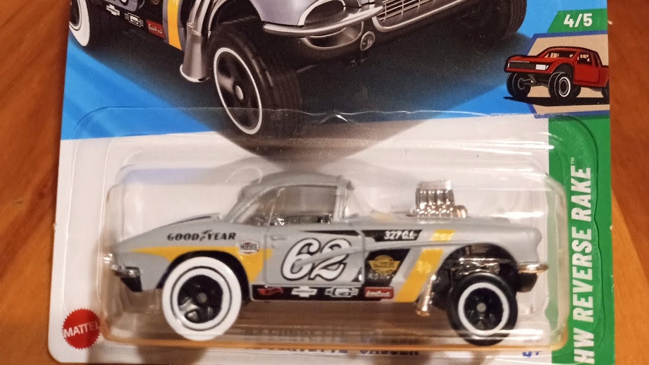 ホットホイール2025 スーパートレジャーハント 62 コルベットギャッサー Hot Wheels 2025 Super Treasure Hunt 62 Corvette Gasser