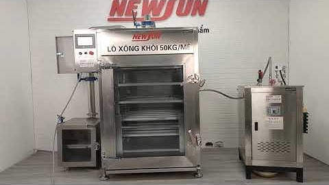 HDSD lò xông khói 50kg/mẻ Newsun lh 0961391551