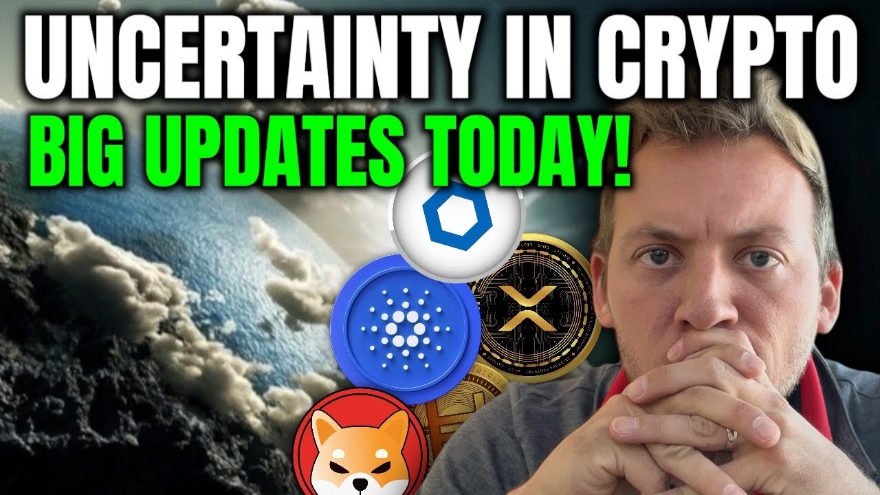 UNCERTAINTY IN CRYPTO!!! BIG UPDATES TODAY! - YouTube