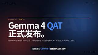 Google Gemma 4 QAT 发布全解析 | 手机跑大模型的时代来了
