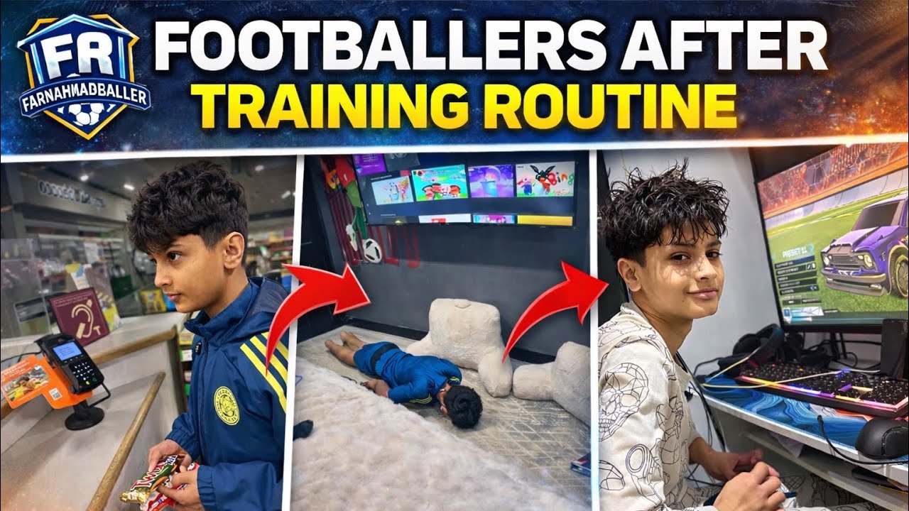 Footballer Night Routine “A Footballer’s After Training Routine ⚽️| Day in the Life” - YouTube
