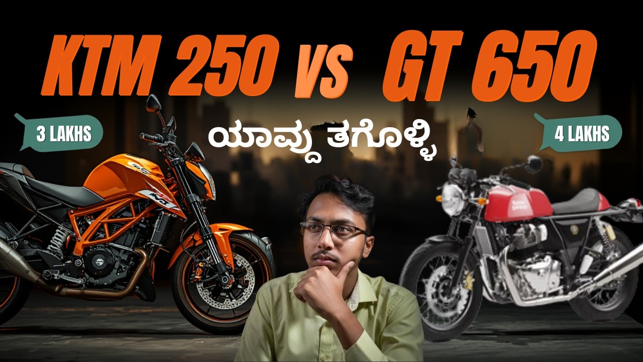 Day 105 – KTM 250 or GT 650? My Dream Bike Decision