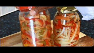 Jamaican pickle pepper sauce for fried fish | Chef Ricardo Cooking