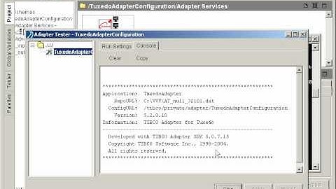 TIBCO Tuxedo Adapter - Create a connection