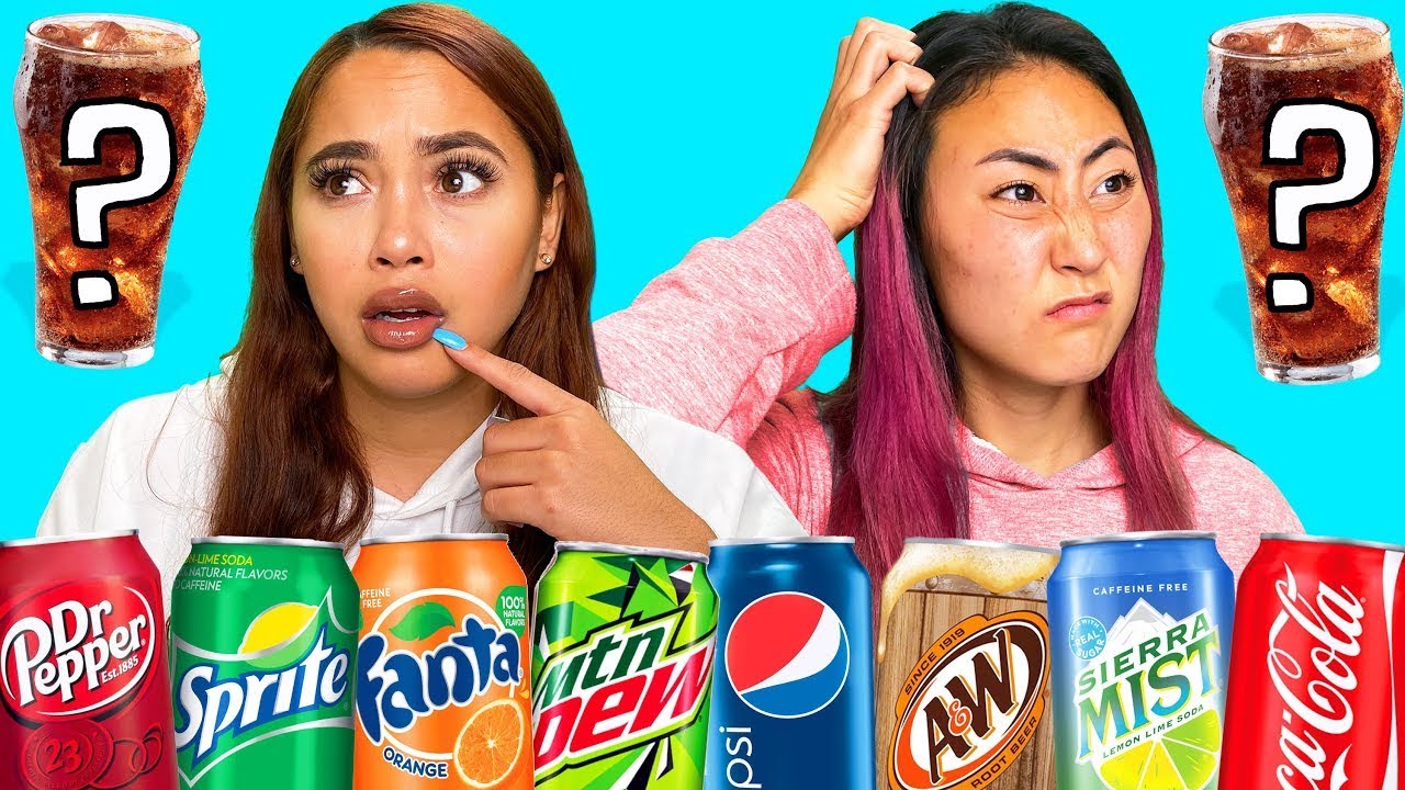 Can We Guess The Brand Name Soda? - YouTube